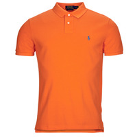 textil Herre Polo-t-shirts m. korte ærmer Polo Ralph Lauren POLO AJUSTE DROIT EN COTON BASIC MESH Orange