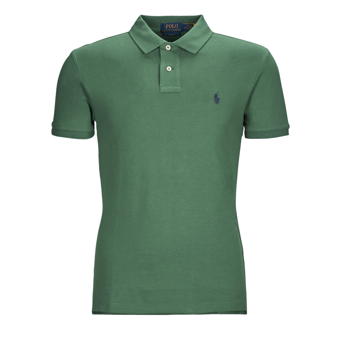 textil Herre Polo-t-shirts m. korte ærmer Polo Ralph Lauren POLO AJUSTE SLIM FIT EN COTON BASIC MESH Grøn