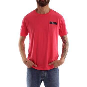 textil Herre T-shirts m. korte ærmer Emporio Armani EA7 3RPT29 Pink