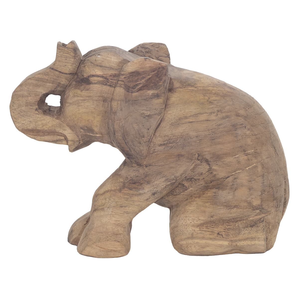 Indretning Små statuer og figurer Signes Grimalt Siddende Elefantfigur Brun