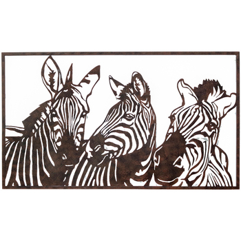 Indretning Malerier og lærreder Signes Grimalt Zebras Vægdekoration Brun