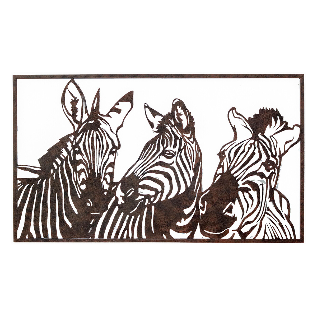 Indretning Malerier og lærreder Signes Grimalt Zebras Vægdekoration Brun