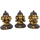 Indretning Små statuer og figurer Signes Grimalt Figur Ganesha 3 Enheder Guld