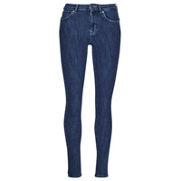 textil Dame Jeans - skinny Only ONLPOWER MID PUSHUP SK REA3223 Blå