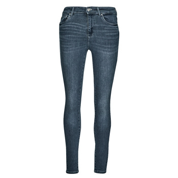 textil Dame Smalle jeans Only ONLMILA HW SK ANK DNM BJ407 Blå