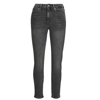 textil Dame Mom fit jeans Only ONLEMILY STRETCH HW ST AK DNM CRO614 Grå