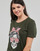 textil Dame T-shirts m. korte ærmer Only ONLABELLA L/S GLITTER V-NECK CS KNT Kaki