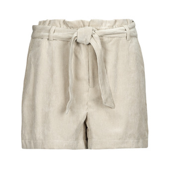 textil Dame Shorts Only ONLVIOLA HW PB BELT CORD SHORTS TLR Beige