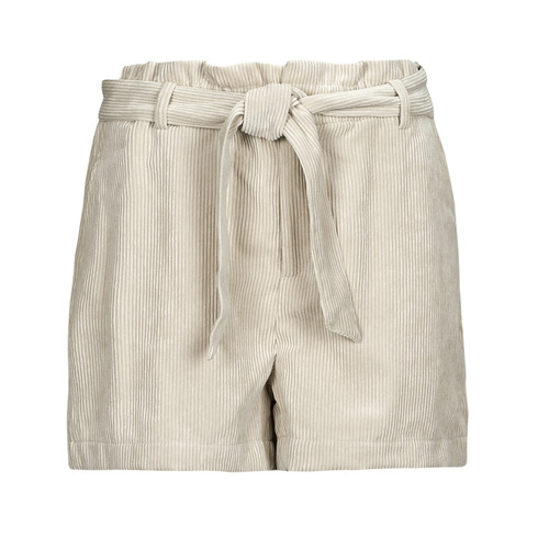 textil Dame Shorts Only ONLVIOLA HW PB BELT CORD SHORTS TLR Beige