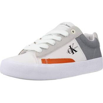 Sko Pige Lave sneakers Calvin Klein Jeans V3X980564 Hvid