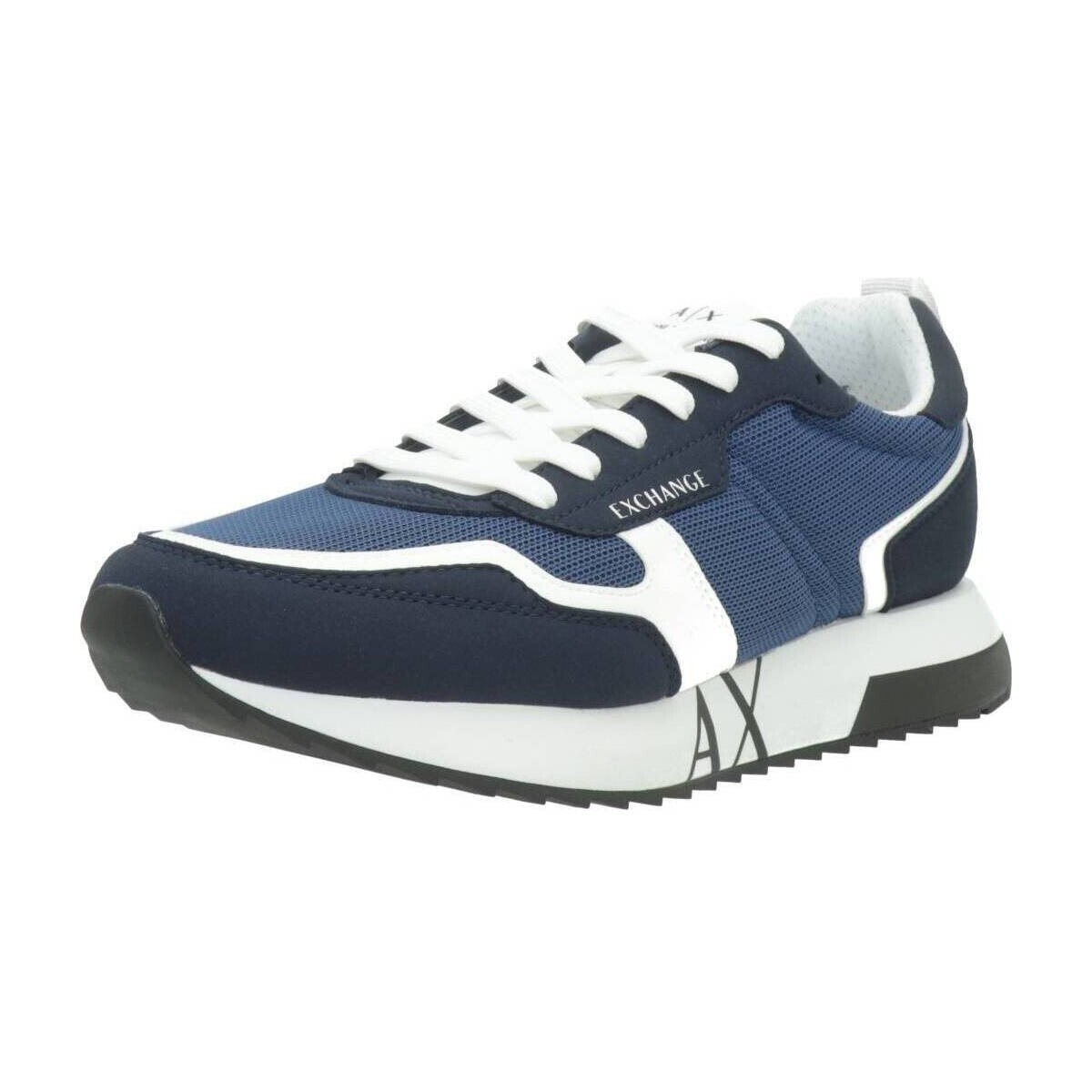 Sko Herre Sneakers EAX XUX151 Blå
