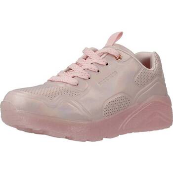 Sko Pige Lave sneakers Skechers UNO ICE Pink