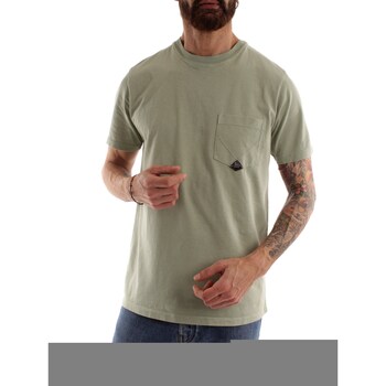 textil Herre T-shirts m. korte ærmer Roy Rogers P23RRU634CA160111 Grøn