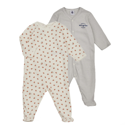 textil Børn Pyjamas / Natskjorte Petit Bateau LAVANTOU Flerfarvet