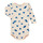 textil Børn Pyjamas / Natskjorte Petit Bateau BODY US ML LOVSCOTCH PACK X3 Marineblå / Beige / Hvid