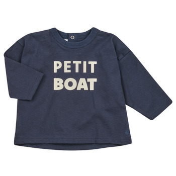 textil Børn Sweatshirts Petit Bateau LUNE Marineblå