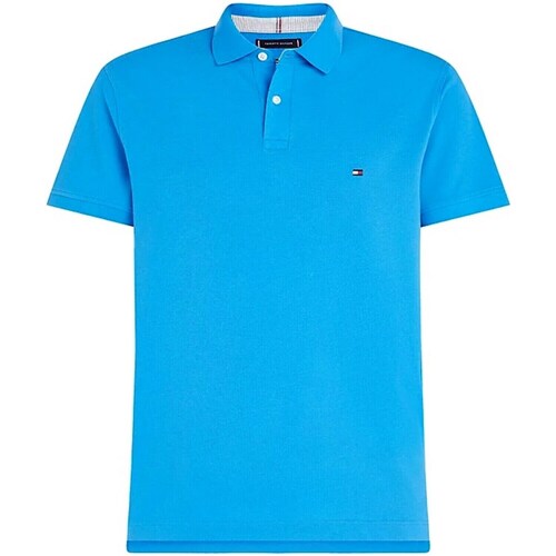 textil Herre Polo-t-shirts m. korte ærmer Tommy Hilfiger MW0MW17770 Blå