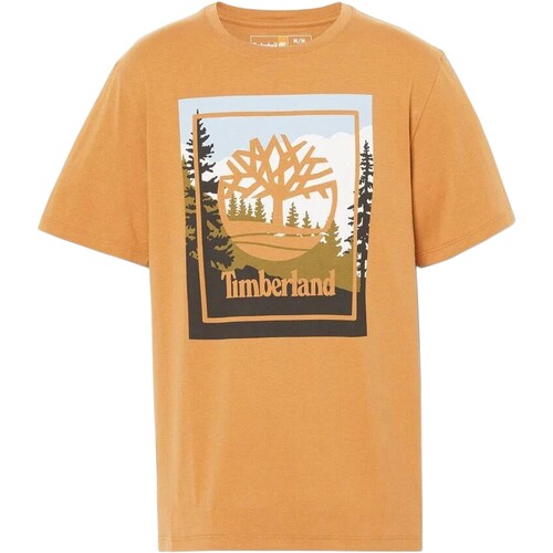 textil Herre T-shirts m. korte ærmer Timberland 212160 Gul