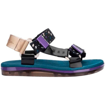 Sko Dame Sandaler Melissa Papete+Rider - Blue/Purple/Beige Flerfarvet