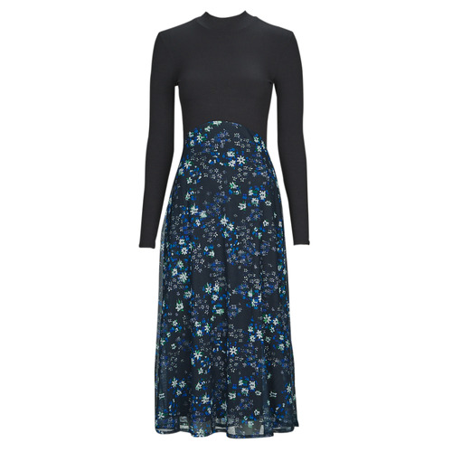 textil Dame Lange kjoler Desigual MICHIGAN Blå