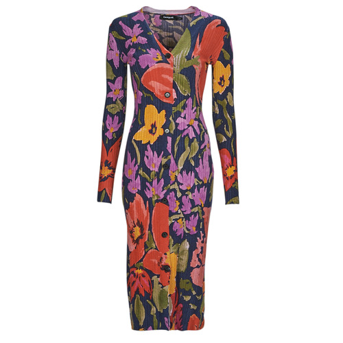 textil Dame Lange kjoler Desigual DELAWARE Flerfarvet