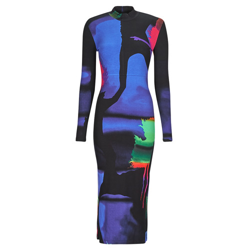 textil Dame Lange kjoler Desigual HOLOGRAM - LACROIX Flerfarvet