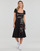textil Dame Lange kjoler Desigual BROADWAY ROAD Sort