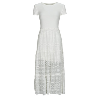 textil Dame Lange kjoler Desigual DARLING Hvid