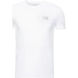 textil Herre T-shirts m. korte ærmer Emporio Armani EA7 8NPT51 PJM9Z Hvid