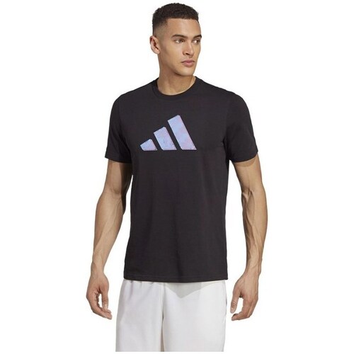 textil Herre T-shirts m. korte ærmer adidas Originals Tennis AO Graphic Tee Sort