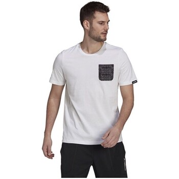 textil Herre T-shirts m. korte ærmer adidas Originals TX Pocket Tee M Hvid