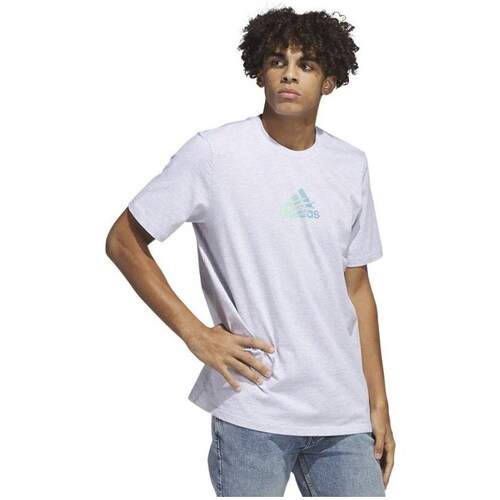 textil Herre T-shirts m. korte ærmer adidas Originals Power Logo Tee Hvid