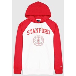 textil Herre Sweatshirts Champion Stanford University Hooded Sweatshirt Rød, Hvid