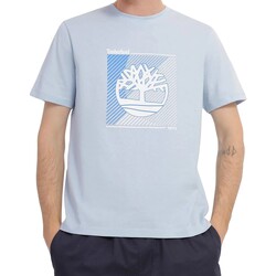 textil Herre T-shirts m. korte ærmer Timberland 212171 Blå