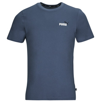 textil Herre T-shirts m. korte ærmer Puma ESS  2 COL SMALL LOGO TEE Marineblå