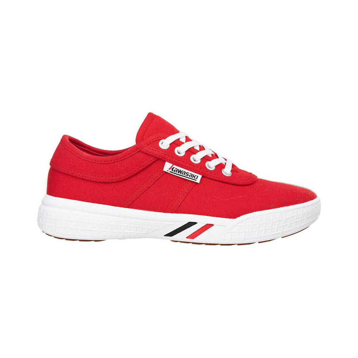 Sko Dame Sneakers Kawasaki Leap Canvas Shoe K204413 4012 Fiery Red Rød