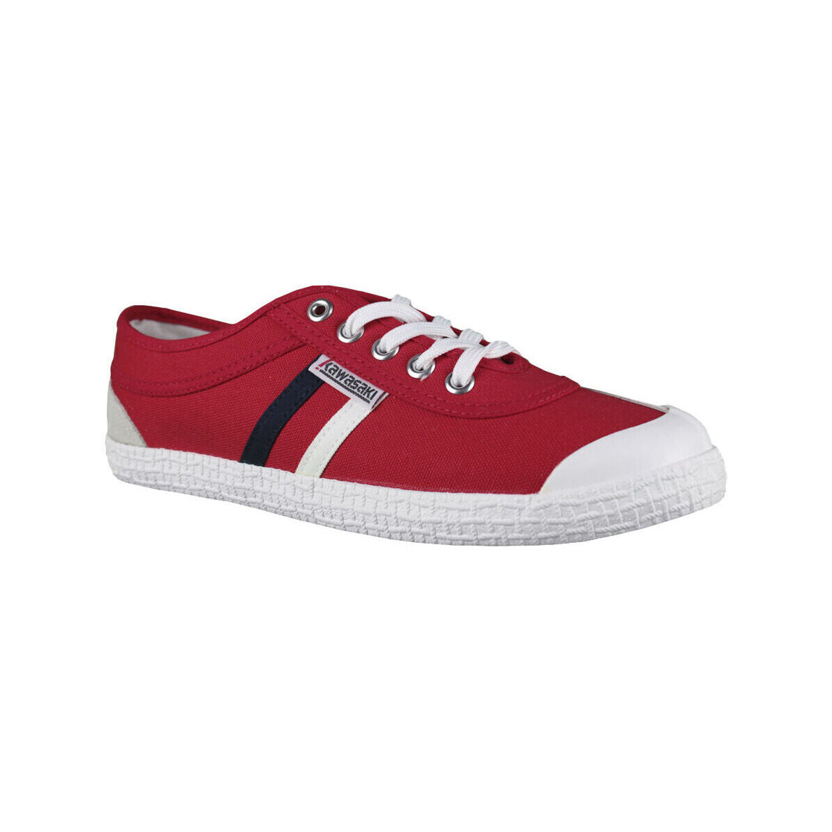 Sko Herre Sneakers Kawasaki Retro Canvas Shoe K192496 4012 Fiery Red Rød