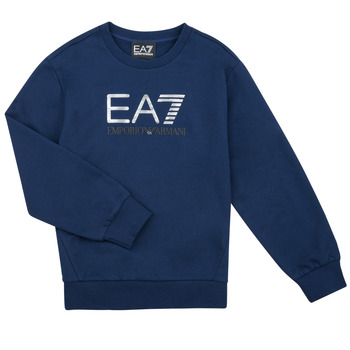 textil Dreng Sweatshirts Emporio Armani EA7 VISIBILITY SWEATSHIRT Marineblå