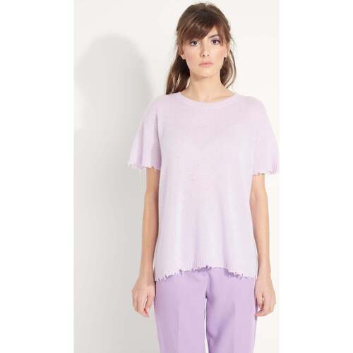 textil Dame T-shirts m. korte ærmer Studio Cashmere8 AVA 6 Violet