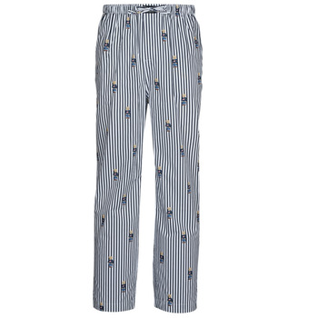 textil Herre Pyjamas / Natskjorte Polo Ralph Lauren PJ PANT SLEEP BOTTOM Blå / Hvid