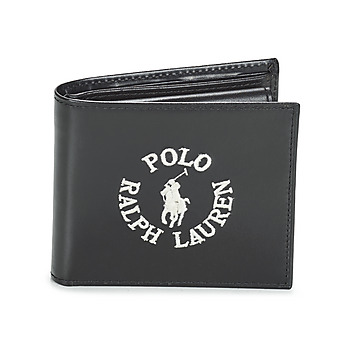 Tasker Tegnebøger Polo Ralph Lauren BLFLD W/COIN-WALLET-MEDIUM Sort / Multi sort / Pony