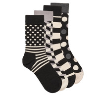 Accessories Langskaftede strømper Happy socks CLASSIC BLACK Sort / Hvid