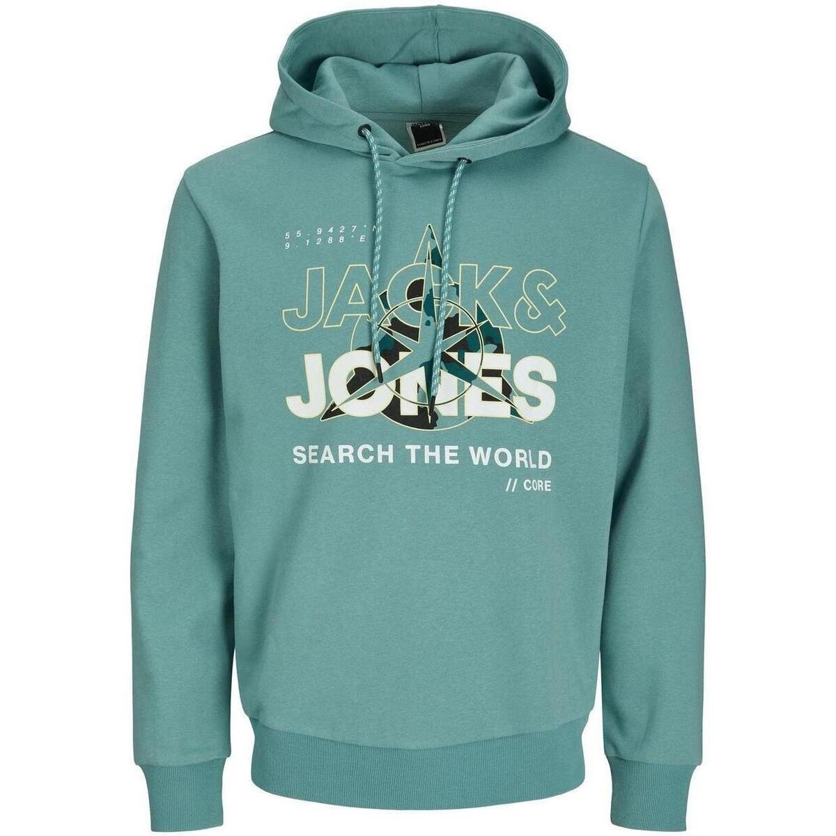 textil Herre Sweatshirts Jack & Jones  Grøn