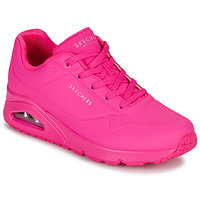 Sko Dame Lave sneakers Skechers UNO Pink