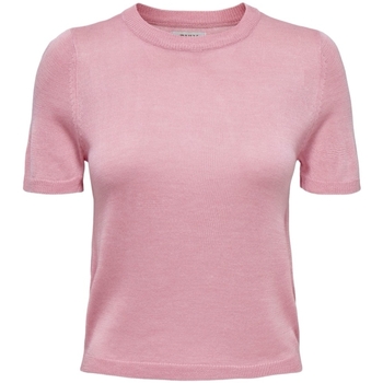 textil Dame Sweatshirts Only Vilma - Tickled Pink Pink
