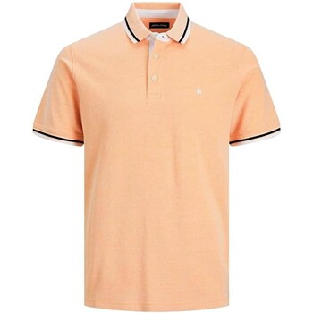 textil Herre Polo-t-shirts m. korte ærmer Jack & Jones POLO CLASICO NARANJA HOMBRE JACK&JONES 12136668 Orange