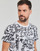 textil Herre T-shirts m. korte ærmer Versace Jeans Couture GAH6SO Hvid / Sort