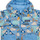 textil Børn Dynejakker Patagonia BABY REVERSIBLE DOWN SWEATER HOODY Blå