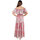 textil Dame Lange kjoler Isla Bonita By Sigris Midi Lang Kjole Pink