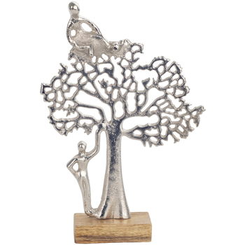 Indretning Små statuer og figurer Signes Grimalt Bordplade Træ Ornament Sølv
